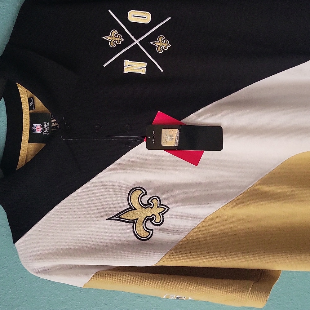 NfL Team New Orleans Saints Polo Shirt - Picture 2 of 9
